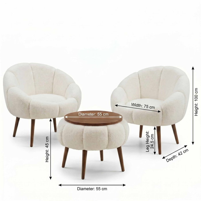 Atelier Del Sofa Lida Wellsoft - Blanco